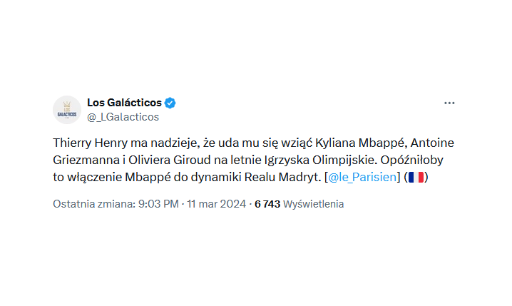 Te TRZY GWIAZDY Thierry Henry chce ZABRAĆ NA IGRZYSKA OLIMPIJSKIE!